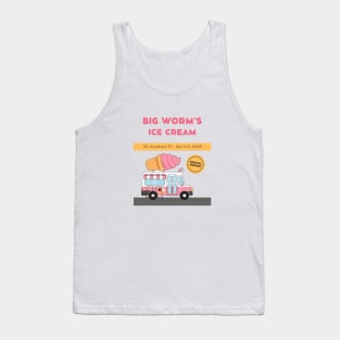 Big worm's ice cream Tank Top